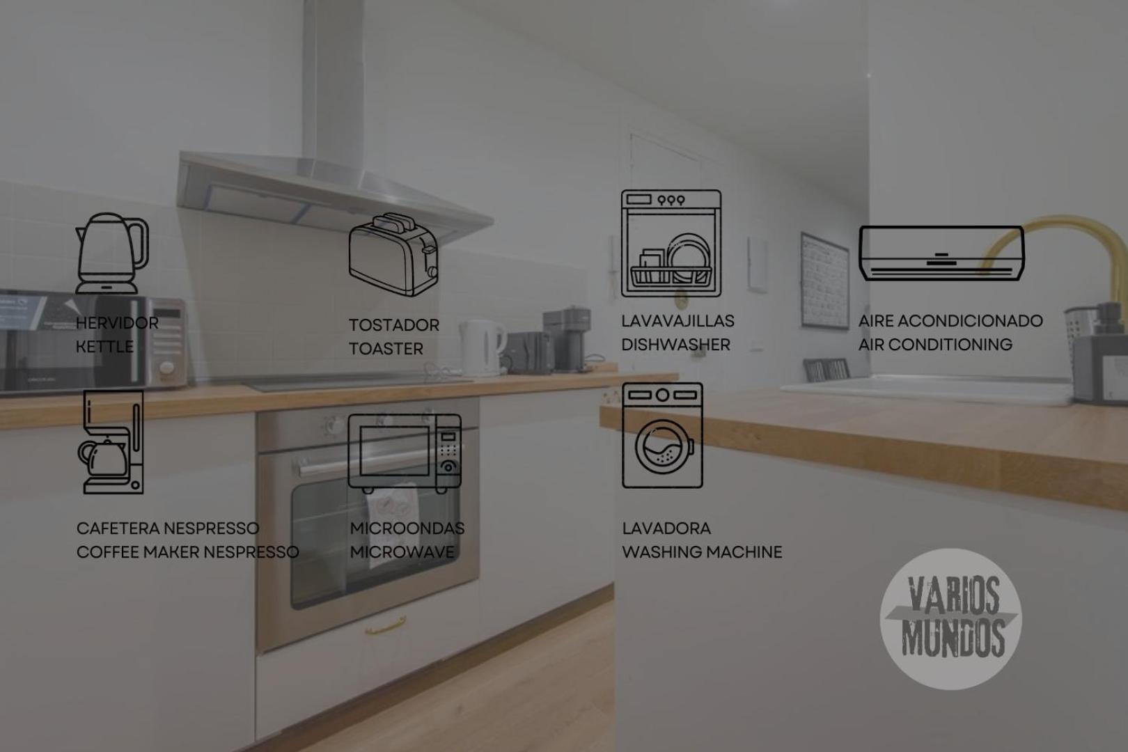 Cozy Apt Para 6Pax A Escasos Metros Del Retiro - Madrid E1 Exteriér fotografie