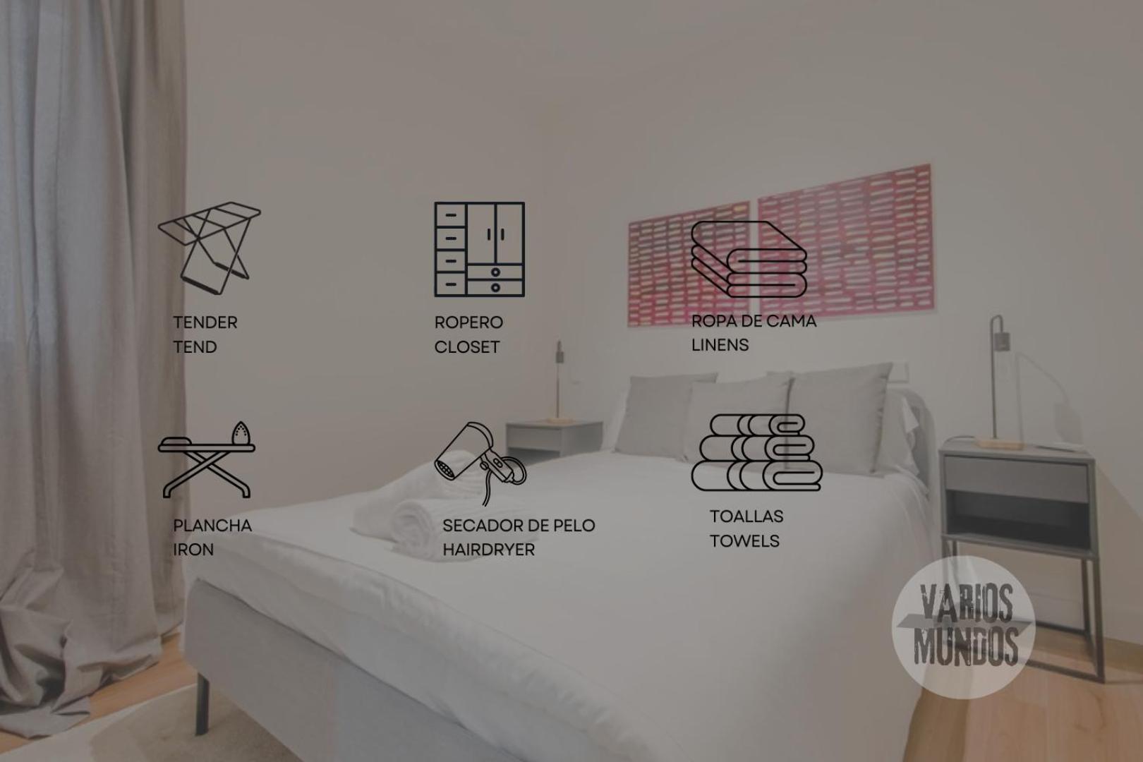 Cozy Apt Para 6Pax A Escasos Metros Del Retiro - Madrid E1 Exteriér fotografie